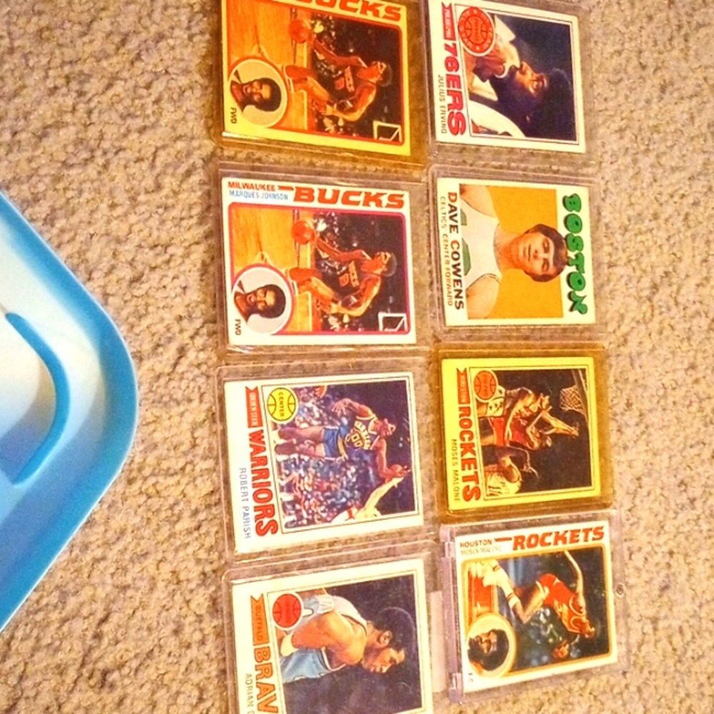 77-78 Topps basketball cards